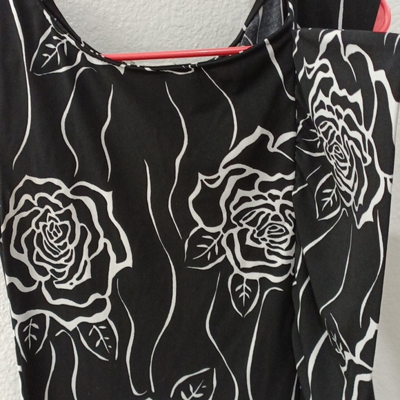 On Carnaby Black White Top Blouse Size L - Picture 5 of 7